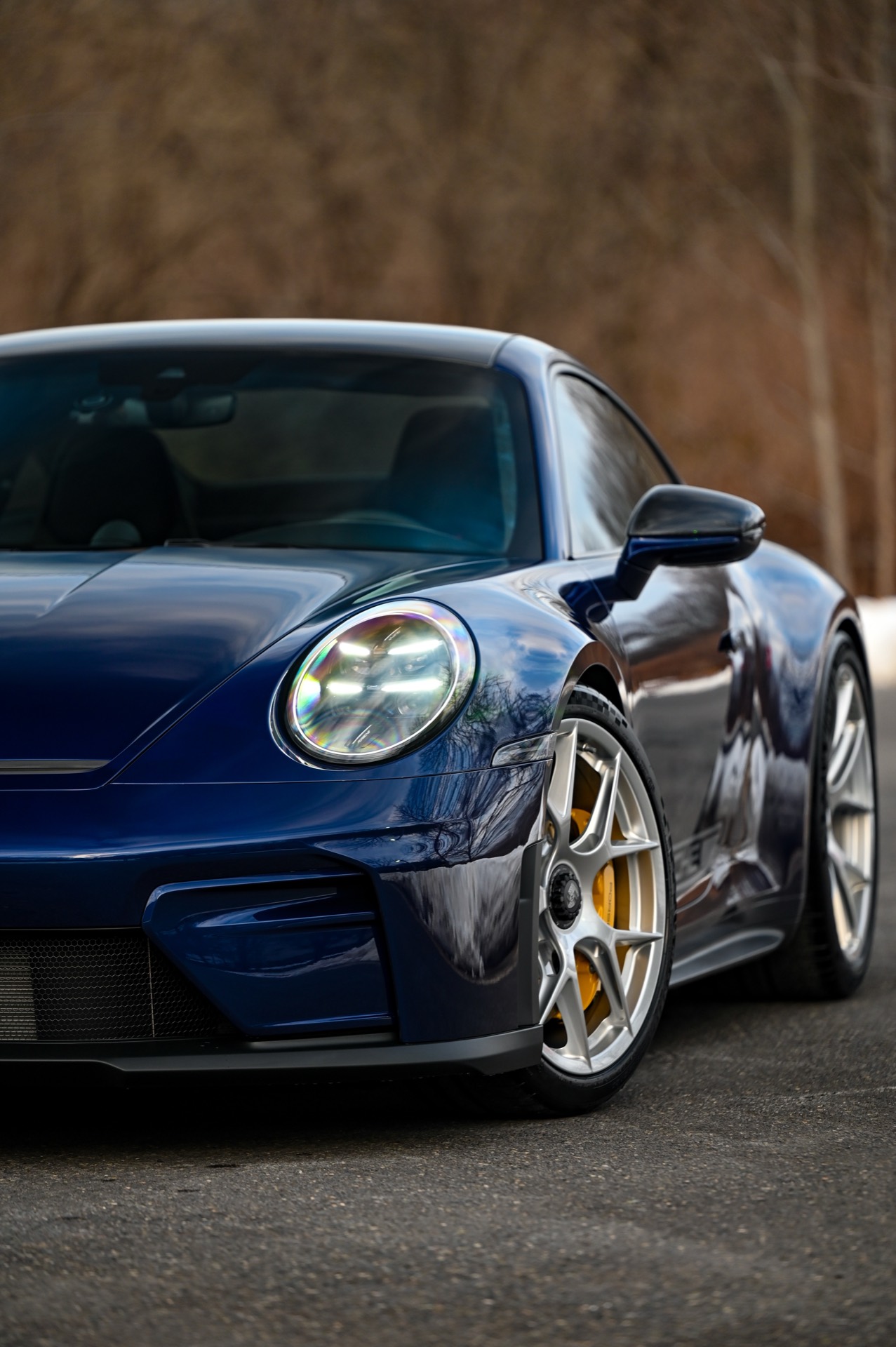 Porsche GT3 Touring front detail after PPF