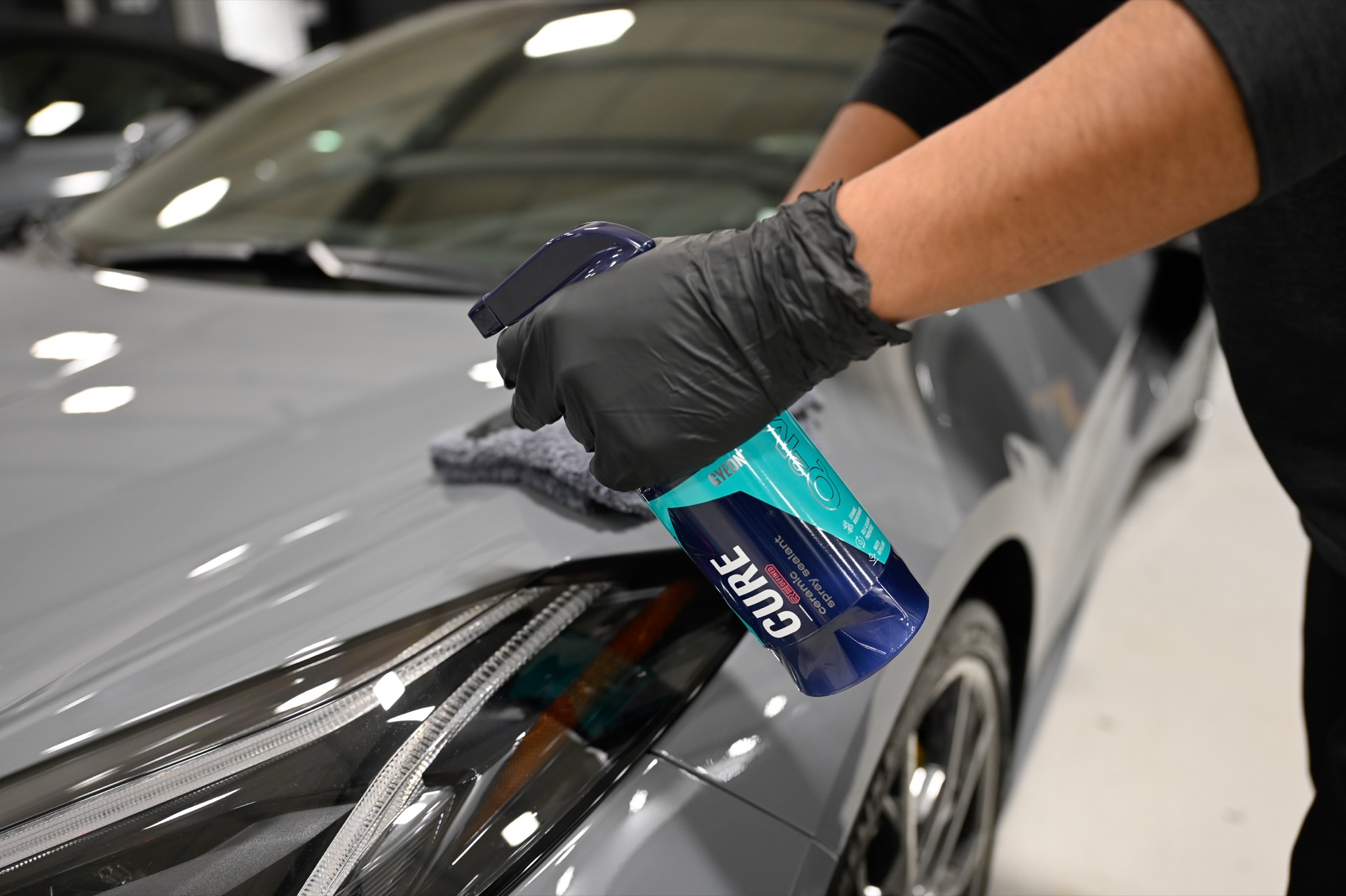 Ceramic coating cure process