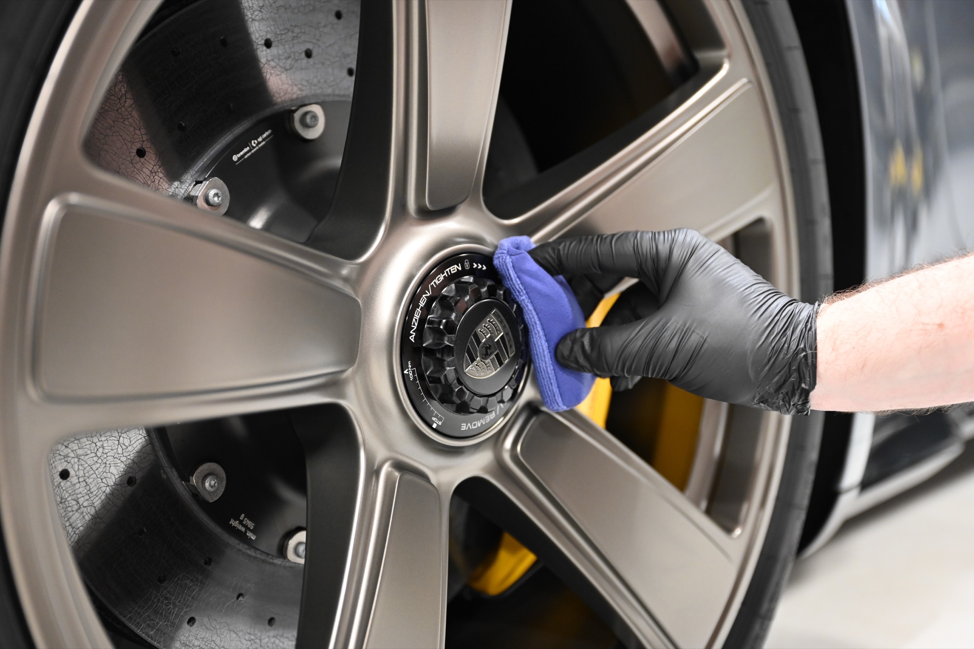 Gyeon ceramic coating on a wheel